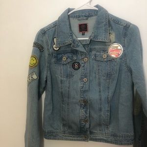 Boom Boom Jeans  Denim Jacket Retro Patches